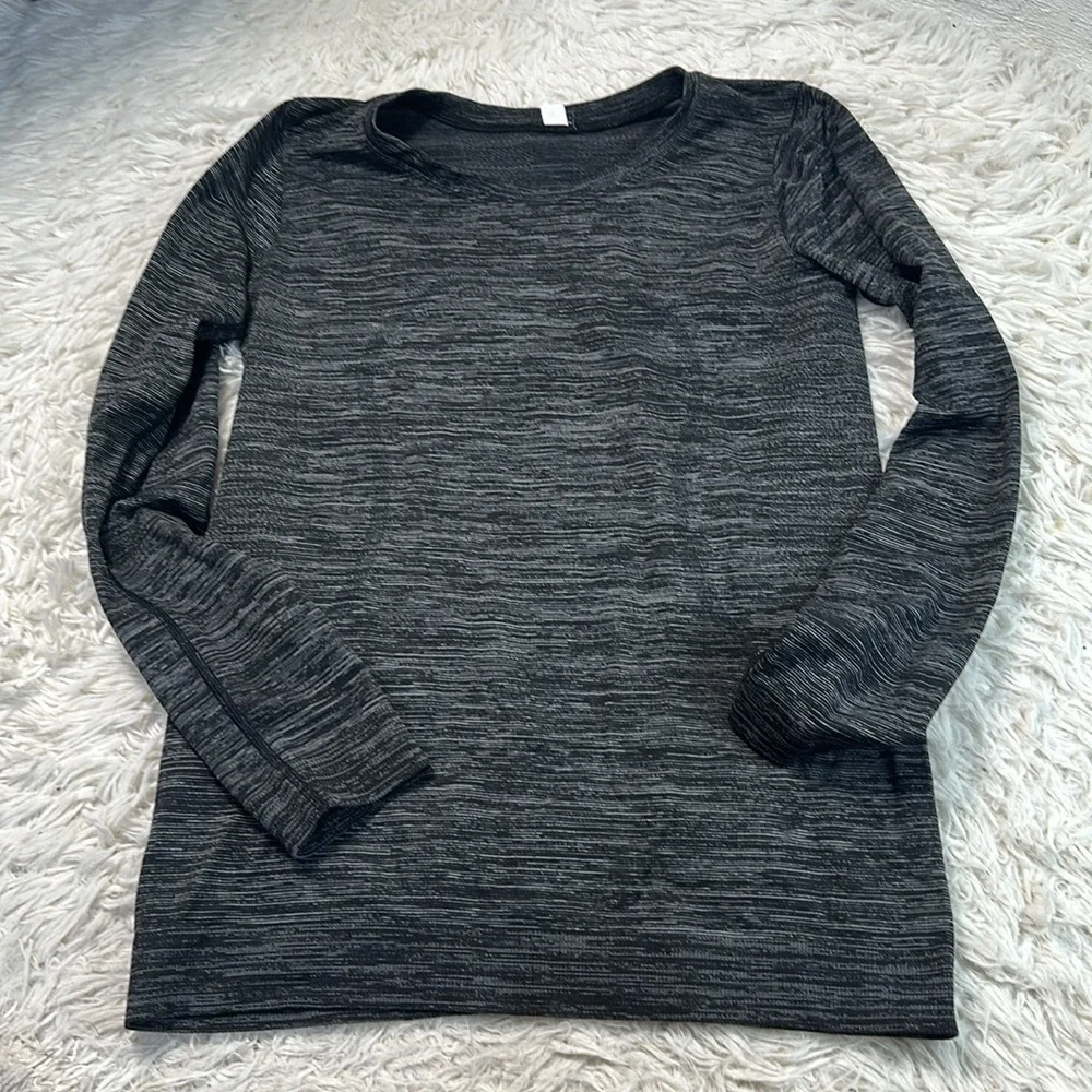 Lululemon Swiftly Relaxed Long Sleeve Black / White / Black